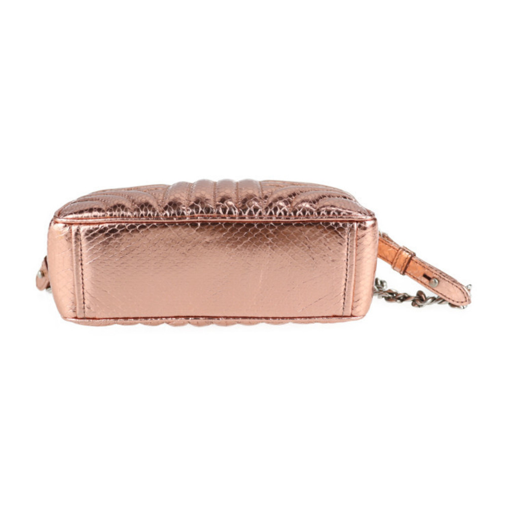 Prada Impunture Python Chain Shoulder Bag Pink - image 4